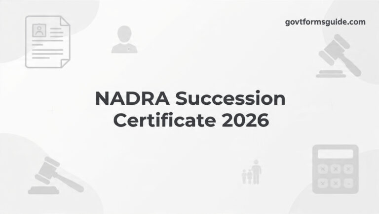NADRA Succession Certificate 2026
