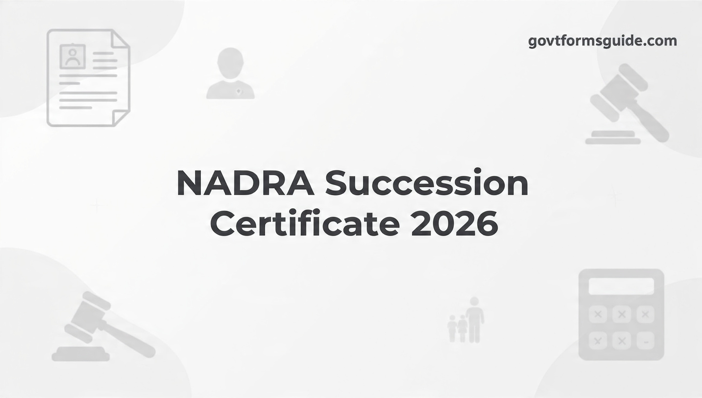 NADRA Succession Certificate 2026