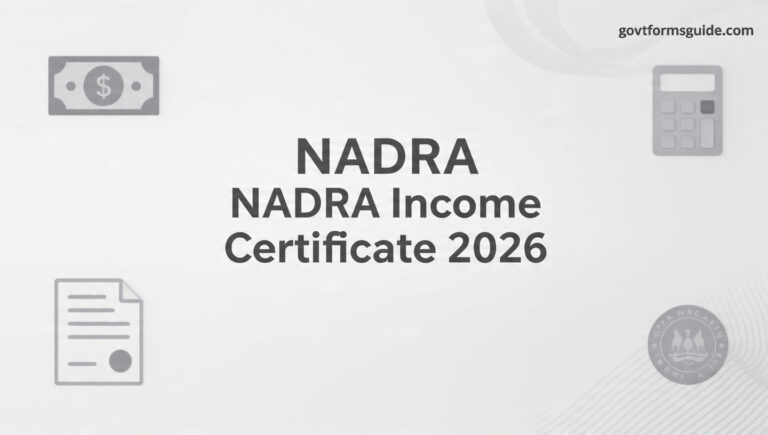 NADRA Income Certificate 2026