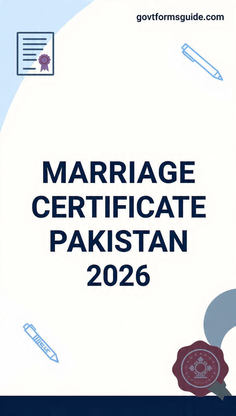 Marriage Certificate Pakistan