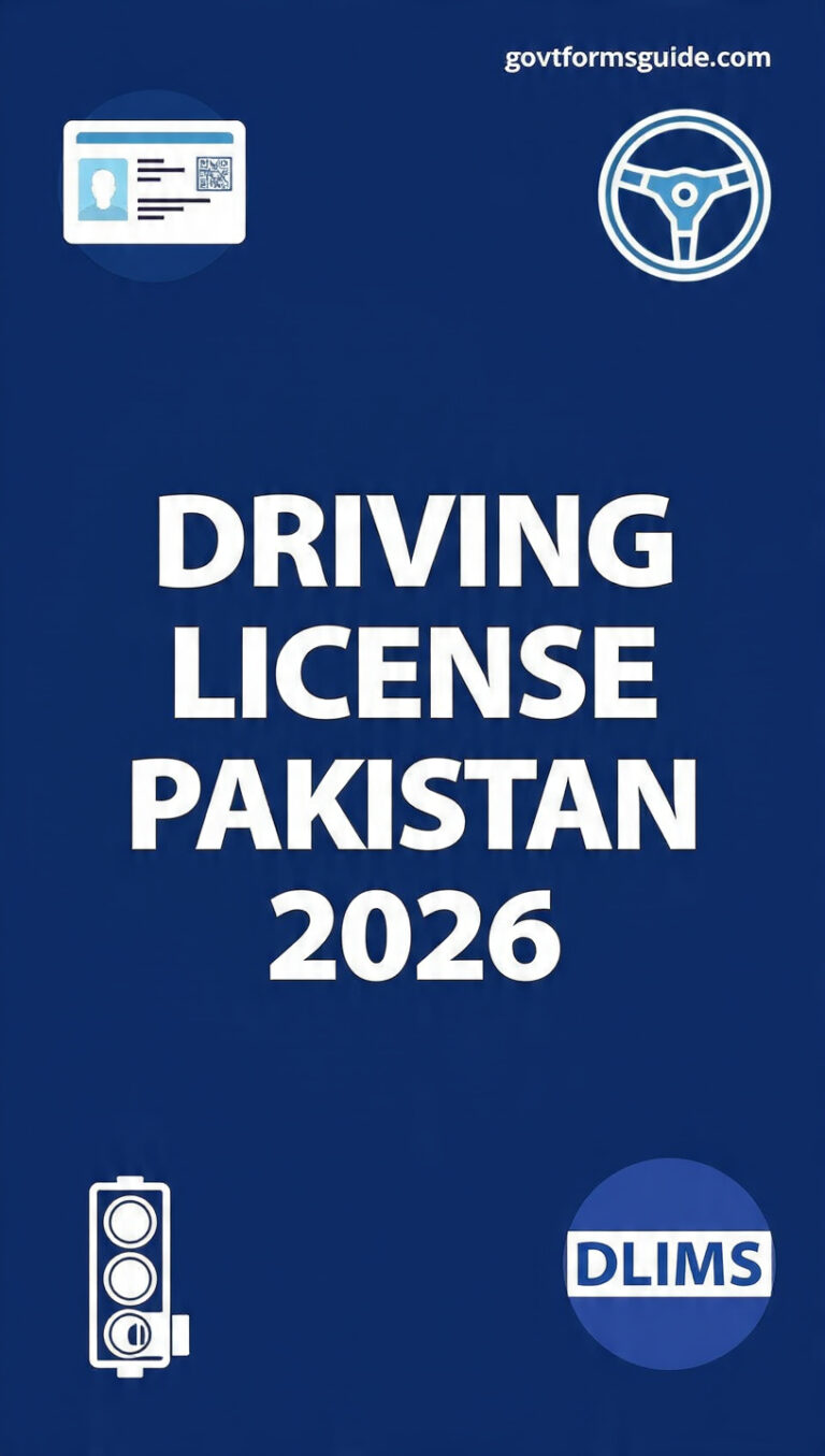 Driving License Pakistan 2026