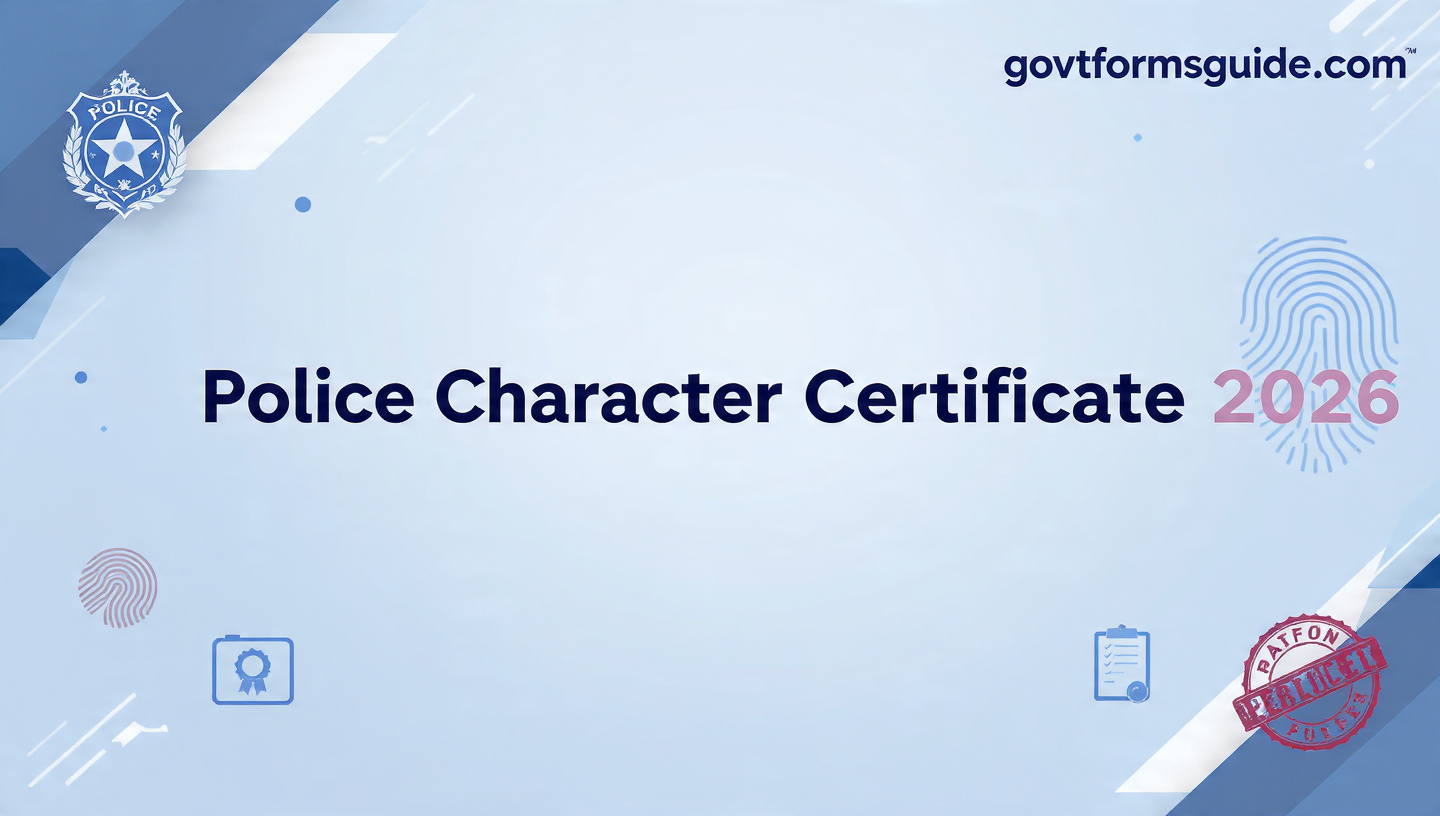 Police Character Certificate