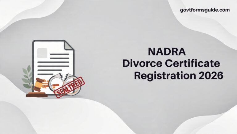 NADRA Divorce Certificate 2026