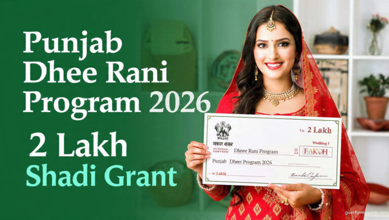 Punjab Dhee Rani Program 2026 registration