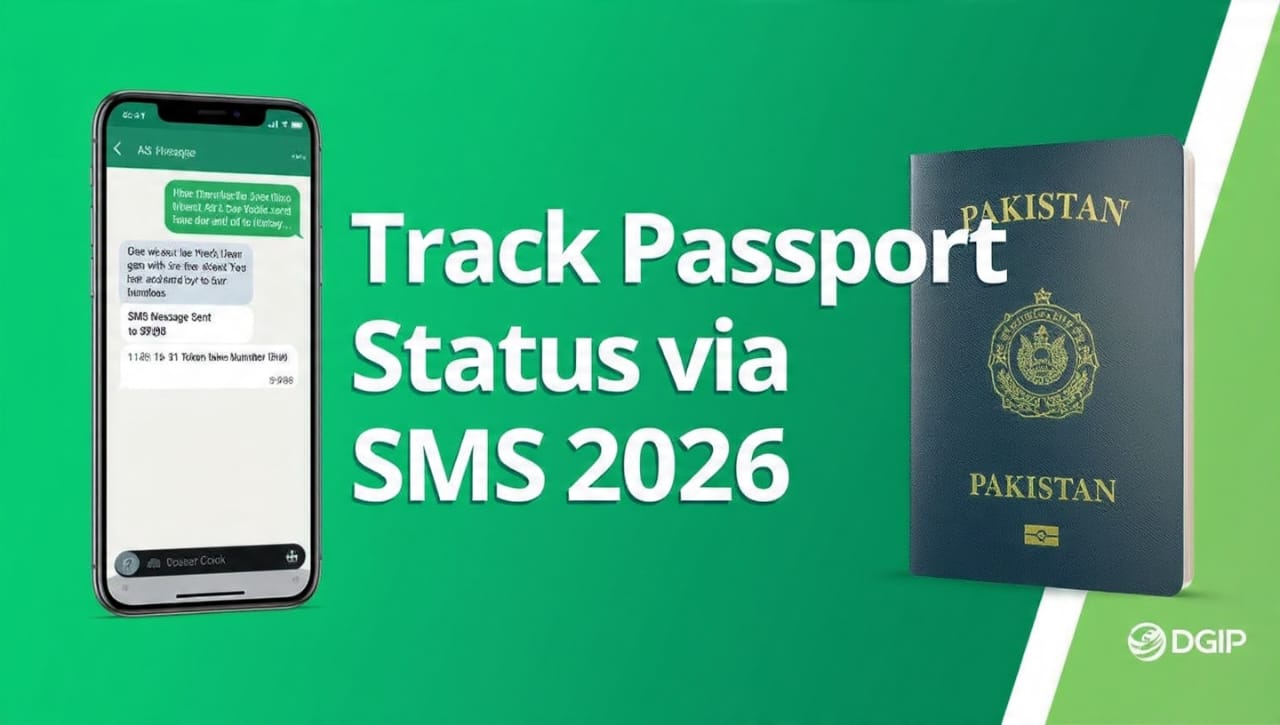 How to Track Pakistani Passport Application Status via SMS 2026