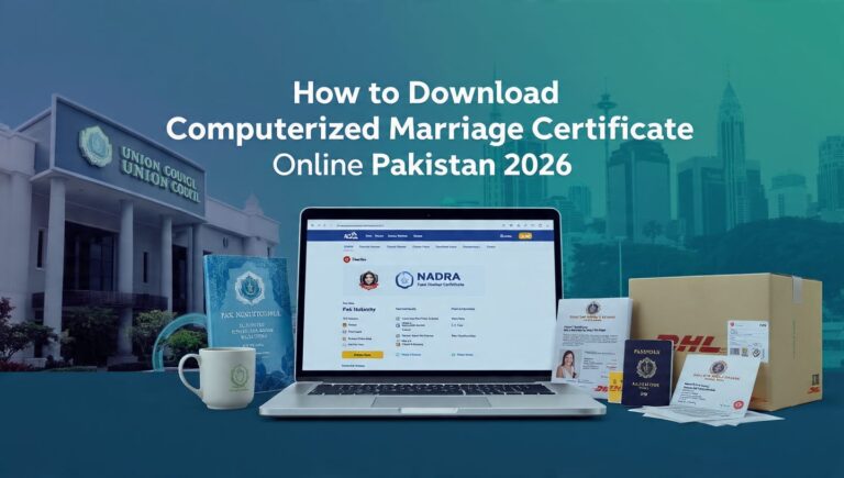 How to Download Computerized Marriage Certificate Online Pakistan from Abroad