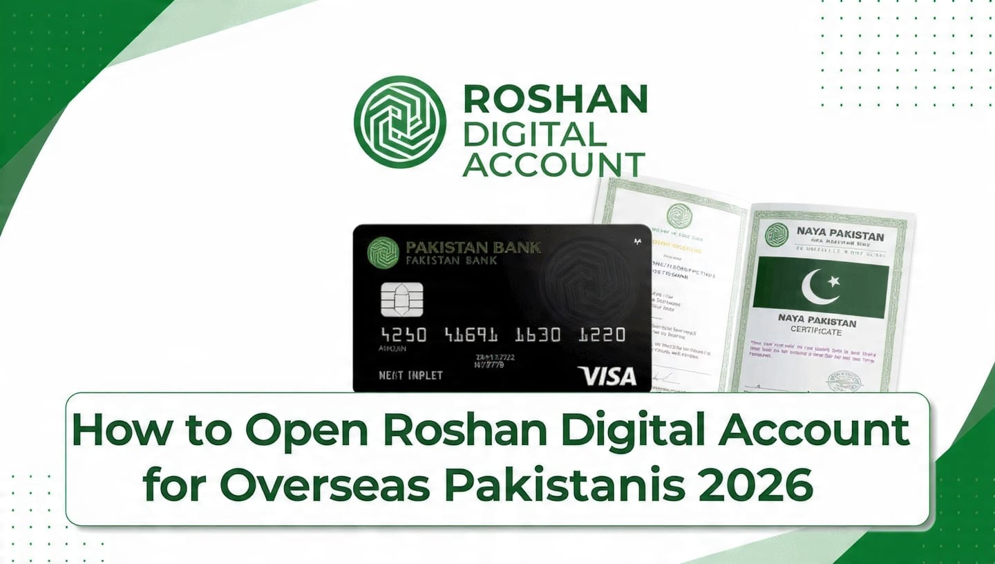 How to Open Roshan Digital Account for Overseas Pakistanis Step by Step