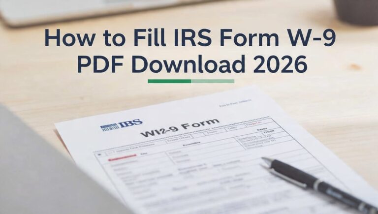 How to Fill IRS Form W-9 PDF Download Instructions