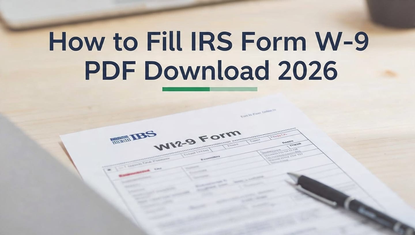 How to Fill IRS Form W-9 PDF Download Instructions