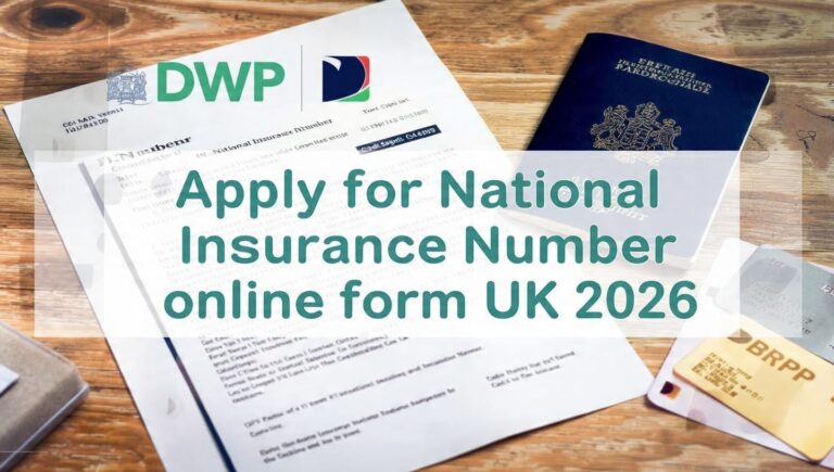 Apply for National Insurance Number Online Form UK