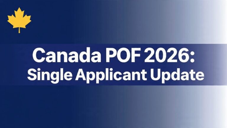 Canada Express Entry Proof of Funds 2026 Update for Single Applicant