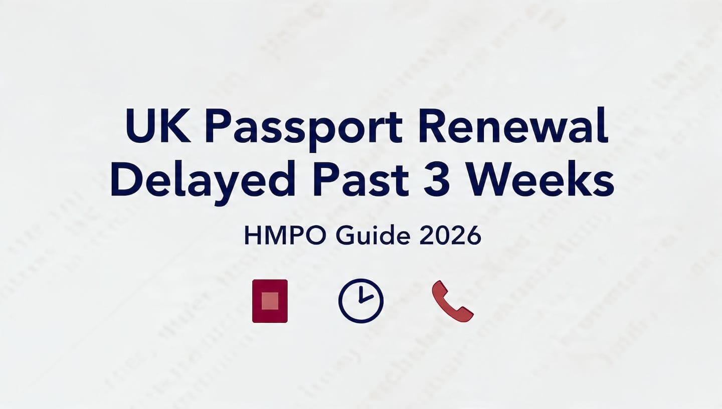 What to Do if UK Passport Renewal Application is Delayed Past 3 Weeks