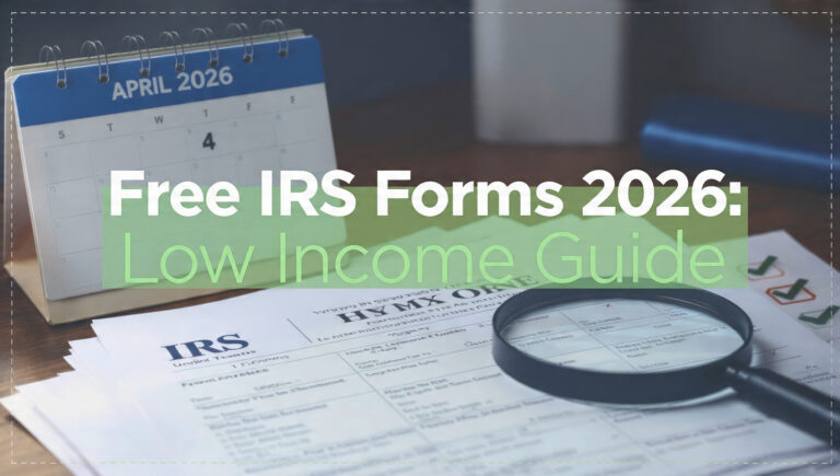 Printable IRS Tax Forms Checklist for Low Income Earners 2026