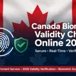 Canada Visa Application Biometric Validity Check Online