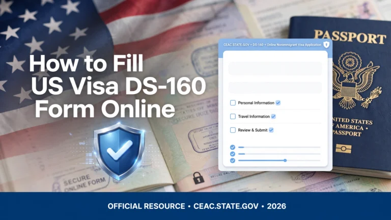 How to Fill US Visa DS-160 Form Online